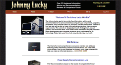 Desktop Screenshot of johnnylucky.org